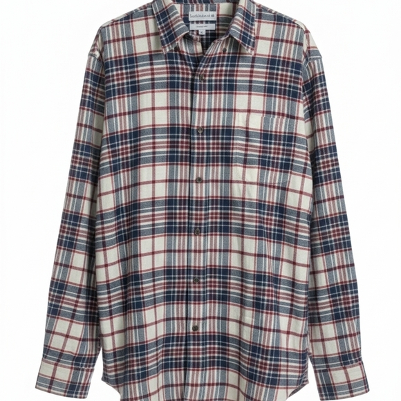 Saddlebred Men's Plaid Shirt - Blue and Red - Picture 1 of 1